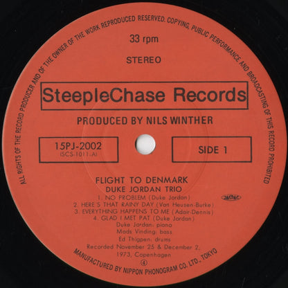 Duke Jordan - Flight To Denmark (15PJ-2002) 1980 JPN SteepleChase｜中古LP
