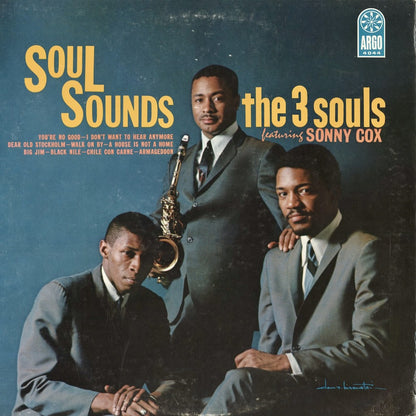 The 3 Souls - Soul Sounds (LP-4044) 1965 US Argo｜中古LP