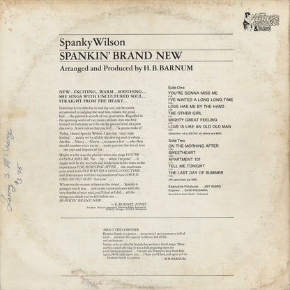 Spanky Wilson - Spankin' Brand New (MLPM-69) 1969 US Mothers Records｜中古LP