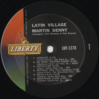 Martin Denny / Latin Village (LRP-3378) LP 1964 US Liberty MONO｜中古LP
