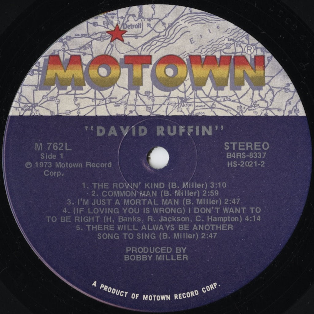 David Ruffin - David Ruffin (M 762L) 1973 US Motown｜中古LP