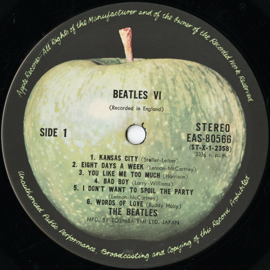 The Beatles / ビートルズ / Beatles VI (EAS-80566) – VOXMUSIC WEBSHOP