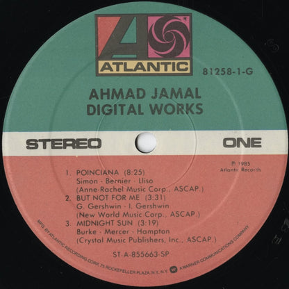 Ahmad Jamal / アーマッド・ジャマル / Digital Works (81258-1-G)
