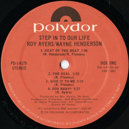 Roy Ayers / Wayne Henderson / ロイ・エアーズ　ウェイン・ヘンダーソン / Step In To Our Life (PD-1-6179)