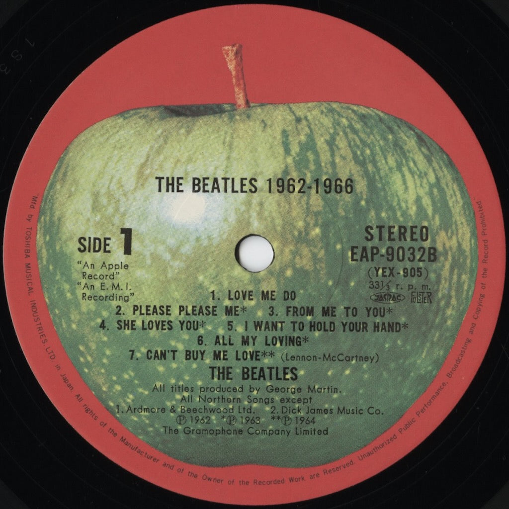 The Beatles / ビートルズ / 1962-1966 -2LP (EAP-9032B)