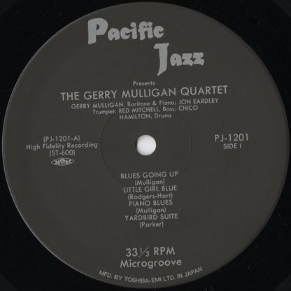 Gerry Mulligan - California Concerts (PJ-1201) LP 1991 JPN Pacific Jazz｜中古LP