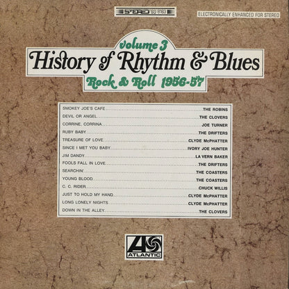 V.A.『History Of Rhythm & Blues Vol.3: Rock & Roll 1956–57』1968年US Atlantic盤LP（SD 8163）R&B〜ロックンロール黎明期名編集