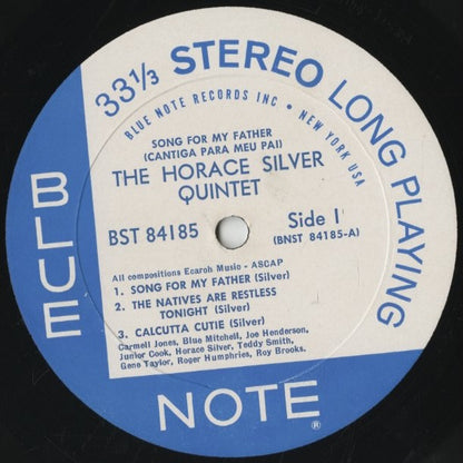 Horace Silver / ホレス・シルヴァー / Song For My Father (BST 84185)