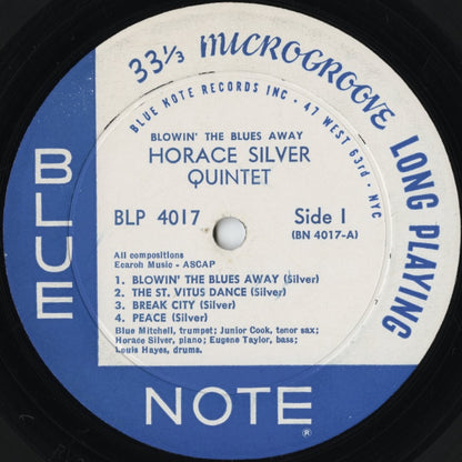 Horace Silver – Blowin' The Blues Away (BLP 4017) LP 1959 US Blue Note | 中古LP