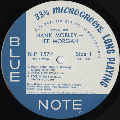 Hank Mobley - Lee Morgan - Peckin' Time (GXK 8095 (M)) 1978 JPN Blue Note｜中古LP