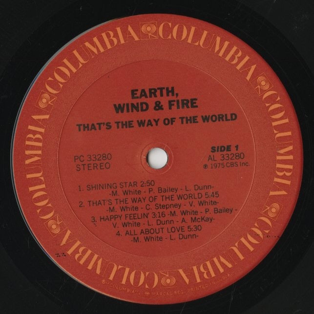 Earth Wind & Fire / アース・ウィンド・アンド・ファイア / That's The Way Of The World (PC 33280)