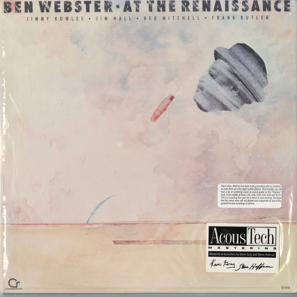 Ben Webster - At The Renaissance (S7646) 2002 US Analogue Productions/Contemporary｜中古LP