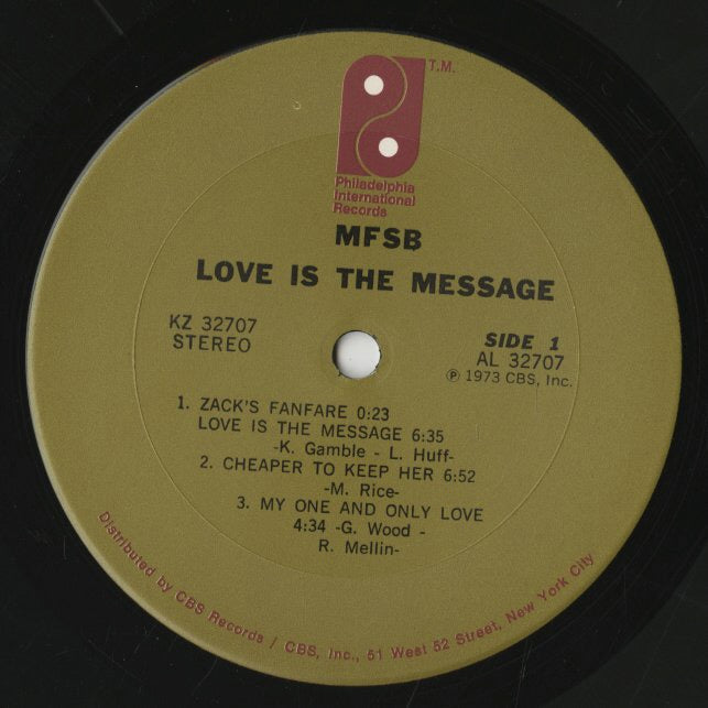 MFSB / Love Is The Message (KZ32707)