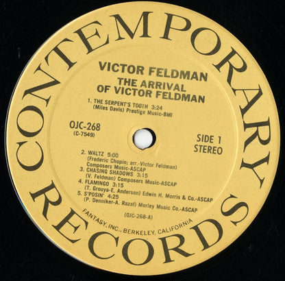 Victor Feldman / ヴィクター・フェルドマン / The Arrival Of Victor Feldman (OJC-268)