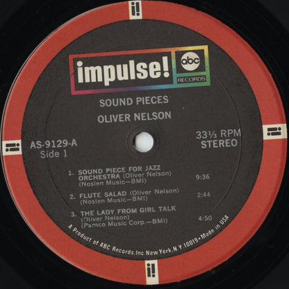 Oliver Nelson - Sound Pieces (AS-9129) LP 1972 US Impulse!｜中古LP