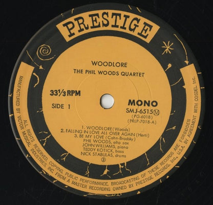 Phil Woods Quartet / フィル・ウッズ / Woodlore (SMJ-6515(M))