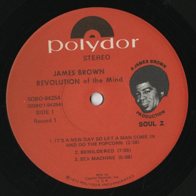 James Brown / ジェイムス・ブラウン / Revolution Of The Mind (PD 