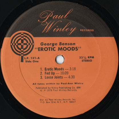 George Benson / ジョージ・ベンソン / Erotic Moods (L.P. 131)