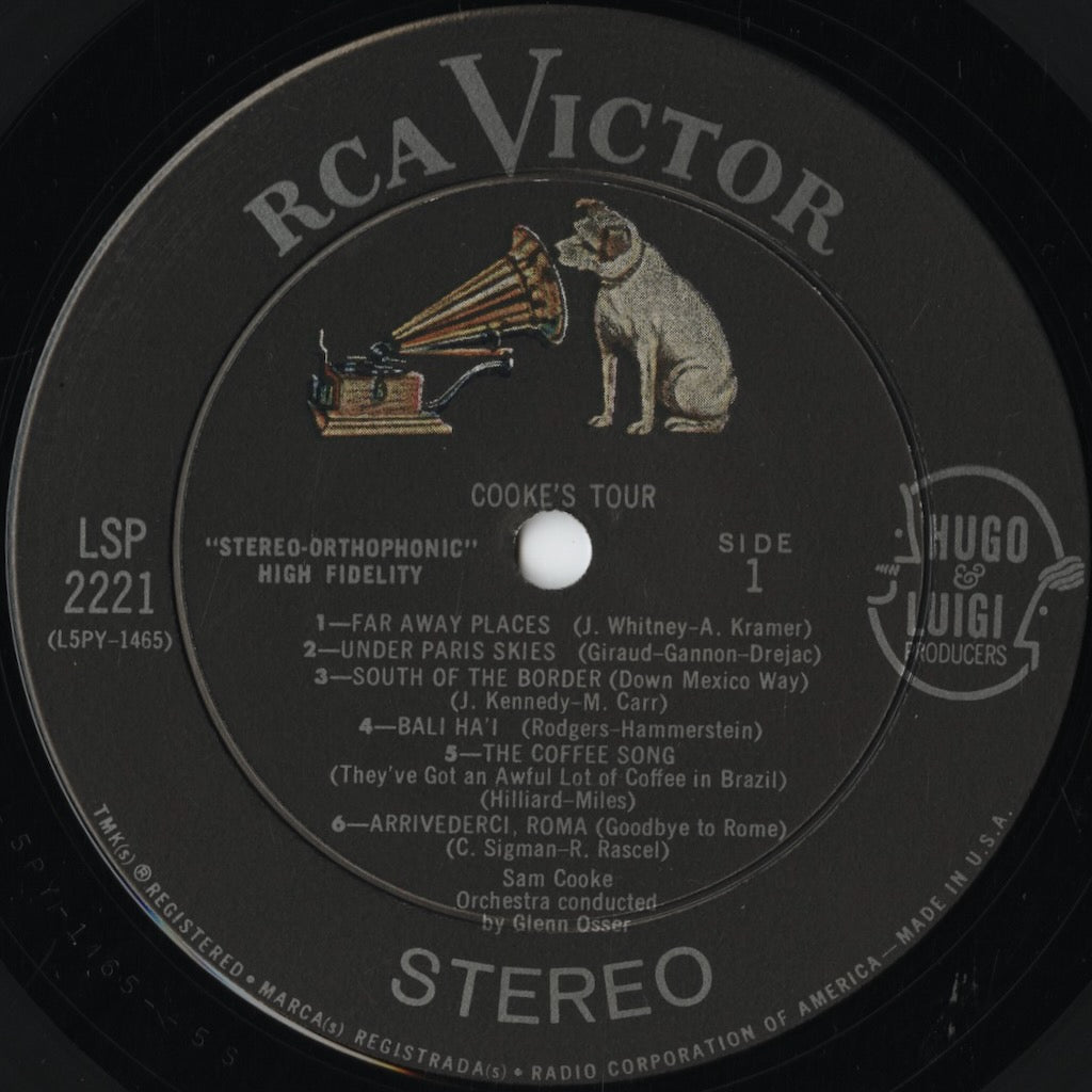 Sam Cooke – Cooke's Tour (LSP-2221) LP 1960 US RCA Victor | 中古LP