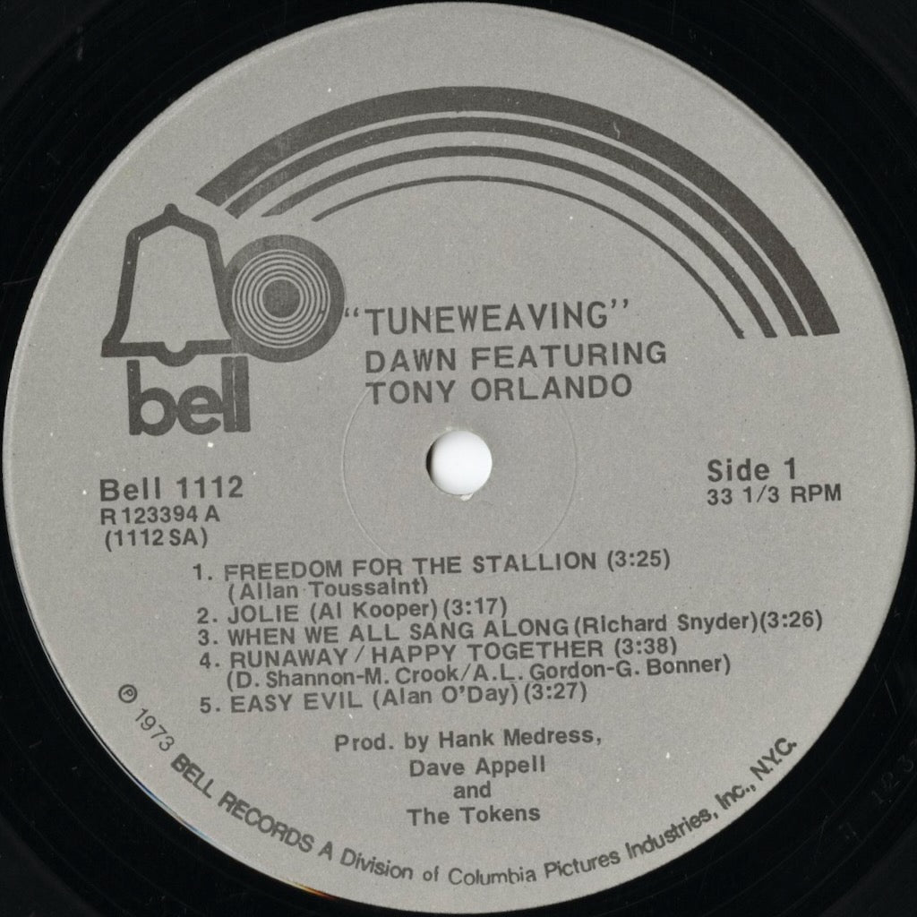 Tony Orland & Dawn / トニー・オーランド＆ドーン / Tuneweaving (BELL 1112)