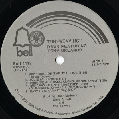 Tony Orland & Dawn / トニー・オーランド＆ドーン / Tuneweaving (BELL 1112)