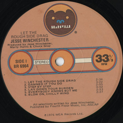 Jesse Winchester - Let The Rough Side Drag (BR 6964) 1976 US Bearsville｜中古LP