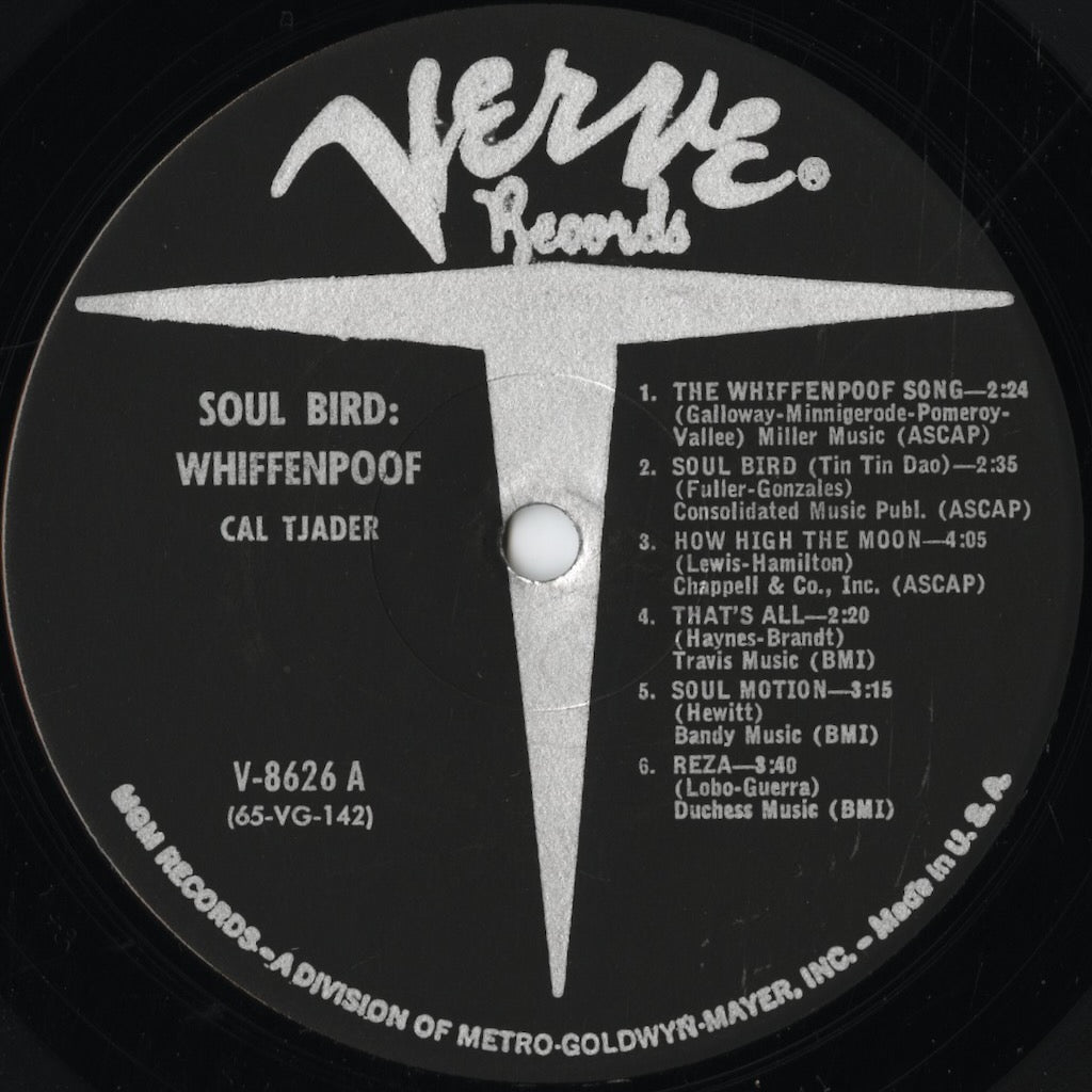 Cal Tjader / カル・ジェイダー / Soul Bird: Whiffenpoof (V-8626)