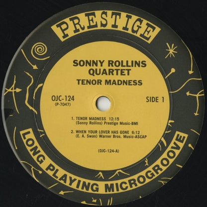 Sonny Rollins / ソニー・ロリンズ・カルテット / Tenor Madness (OJC-124)