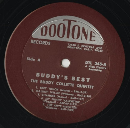 Buddy Collette / バディー・コレット / Buddy's Best (DTL 245)