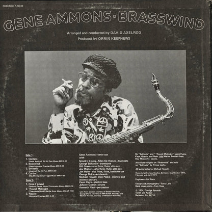 Gene Ammons / ジーン・アモンズ / Brasswind (P-10080)