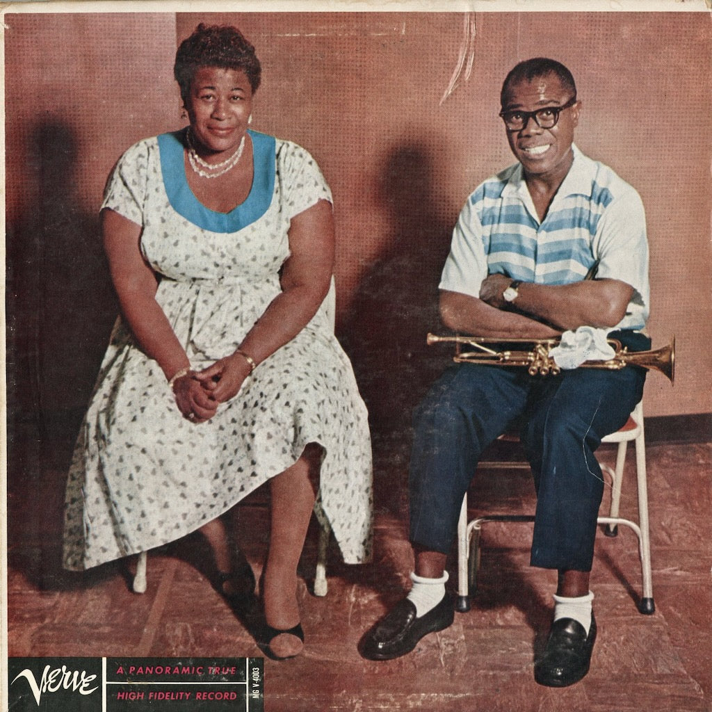 Ella Fitzgerald - Louis Armstrong – Ella and Louis (MG V-4003) LP 1956 US Verve | 中古LP