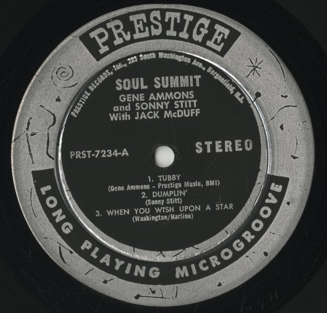 Gene Ammons & Sonny Stitt With Jack McDuff / Soul Summit (PRST 7234)