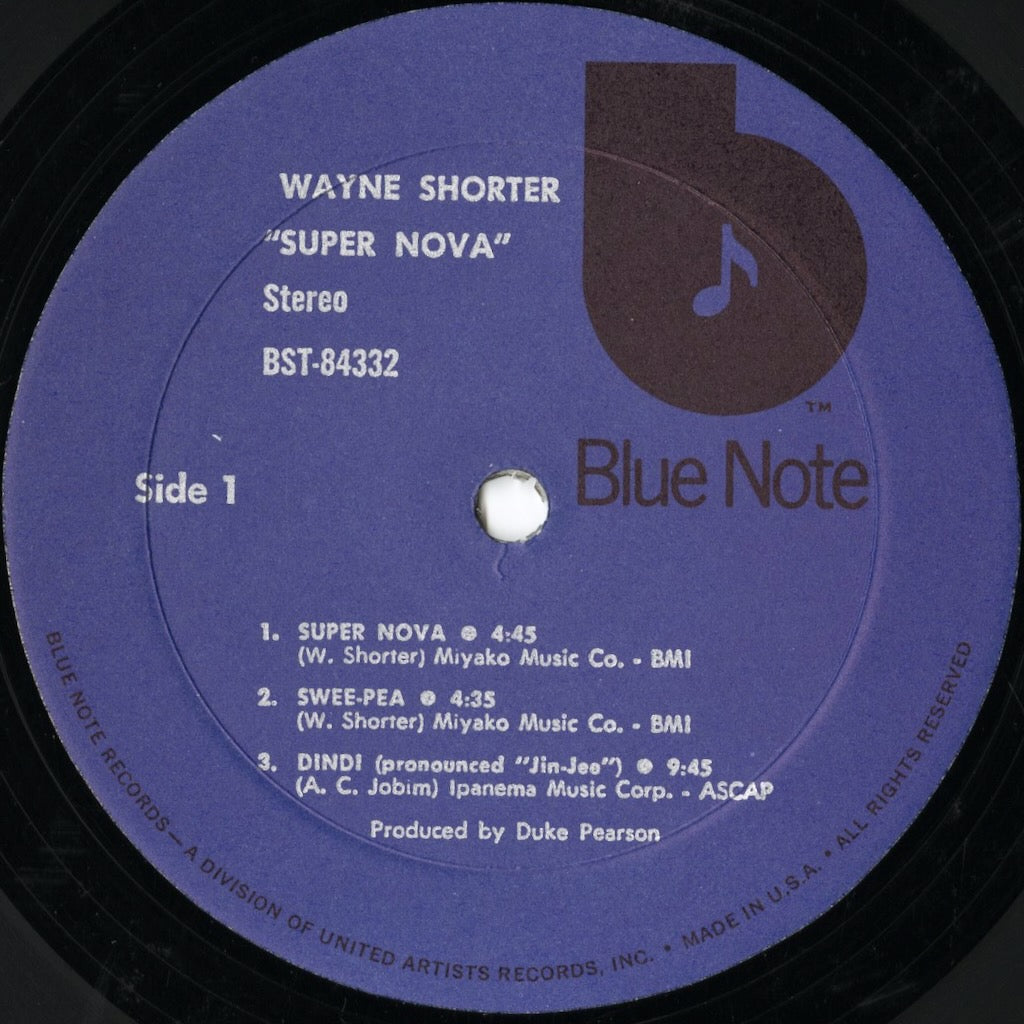 米LP Wayne Shorter Super Nova BST84332 Blue Note /00260 Wayne Shorter – Super Nova – Vinyl (LP, Album, Stereo), 1970