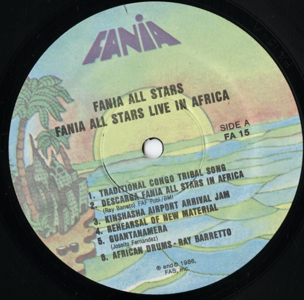 Fania All Stars - Live In Africa (FA 15) LP 1986 US Fania｜中古LP
