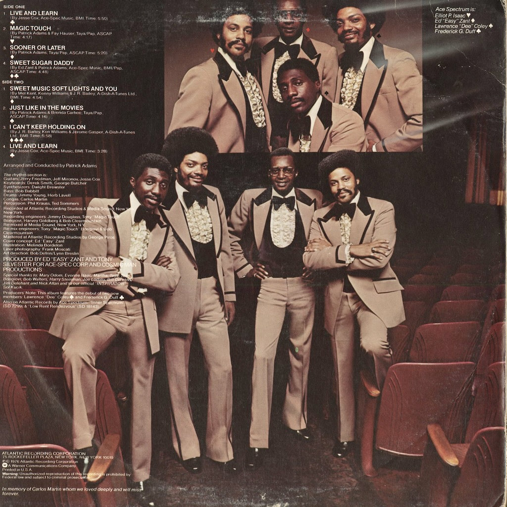 Ace Spectrum - Just Like In The Movies (SD 18185) 1976 US Atlantic｜中古LP