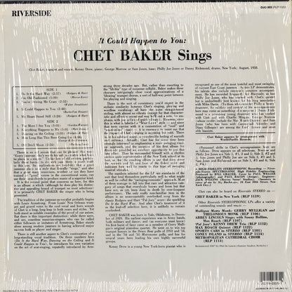 Chet Baker - It Could Happen To You (OJC-303) 1987 US Riverside/OJC｜中古LP