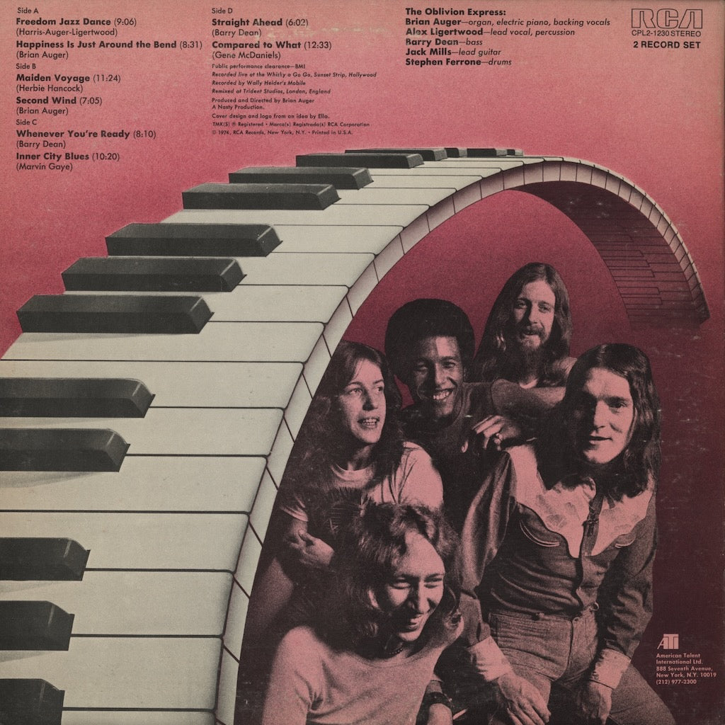 Brian Auger / ブライアン・オーガー / Live Oblivion Vol.2 -2LP (CPL2 1230)