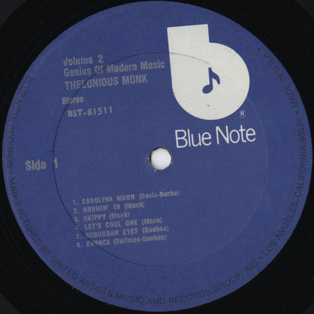 Thelonious Monk / セロニアス・モンク / Genius Of Modern Music