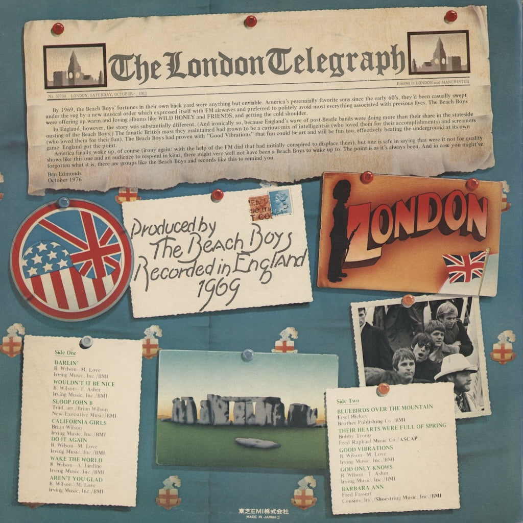 The Beach Boys - Beach Boys '69 (ECS-70103) LP 1977 JPN Capitol