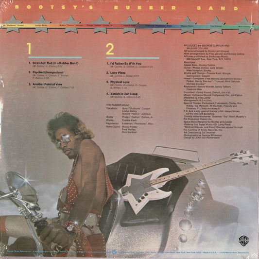 Bootsy's Rubber Band - Stretchin' Out In A Rubber Band (BS 2920) LP 1976 US Warner｜中古LP 未開封シールド