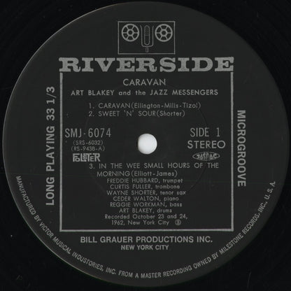 Art Blakey - Caravan (SMJ-6074) 1975 JPN Riverside｜中古LP