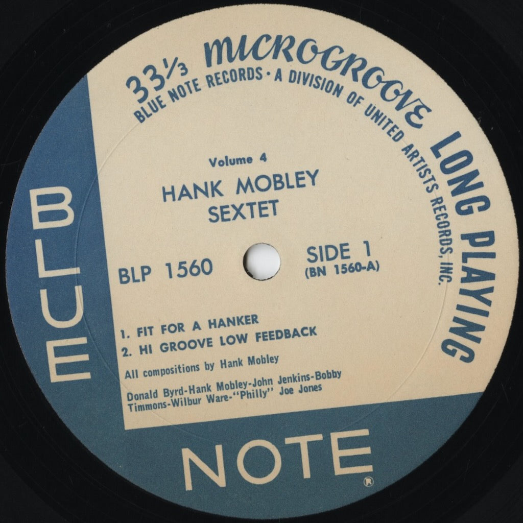 Hank Mobley - Hank (BLP 1560) LP 1970 US Blue Note｜中古LP