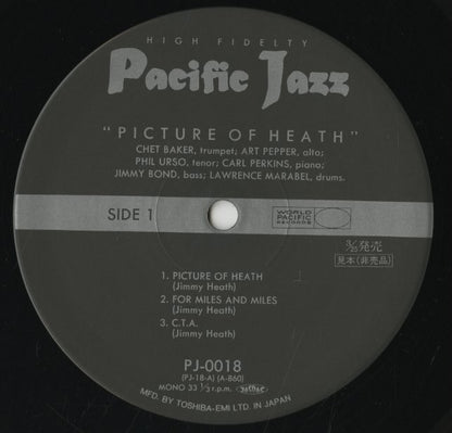 Chet Baker & Art Pepper / チェット・ベイカー　アート・ペッパー / Picture Of Heath (PJ-0018)