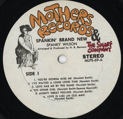 Spanky Wilson - Spankin' Brand New (MLPM-69) 1969 US Mothers Records｜中古LP