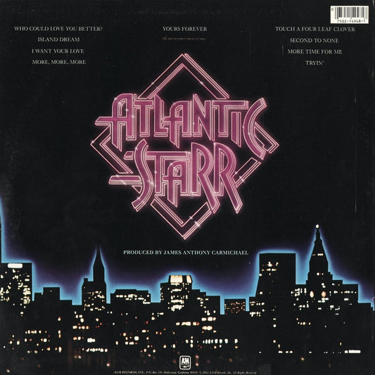 Atlantic Starr – Yours Forever (SP-4948) 1983 US A&M｜中古LP