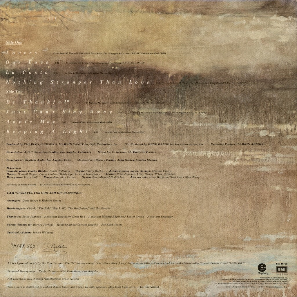 Natalie Cole / ナタリー・コール / Thankful (SW-511708)