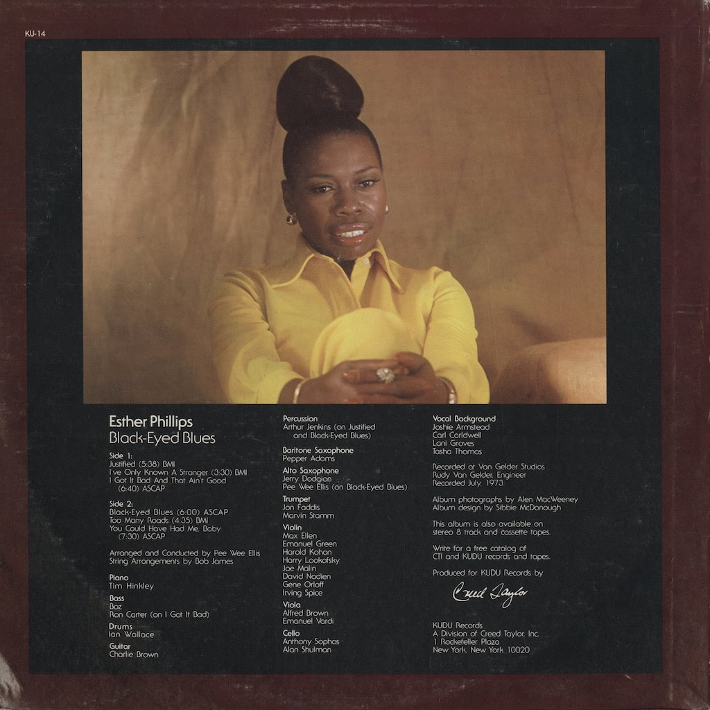 Esther Phillips / エスター・フィリップス / Black Eyed Blues (KU-14)