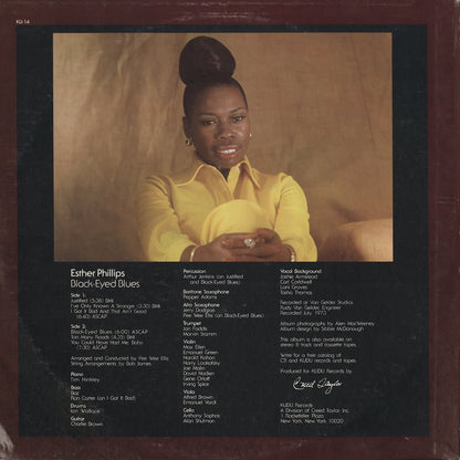 Esther Phillips / エスター・フィリップス / Black Eyed Blues (KU-14)