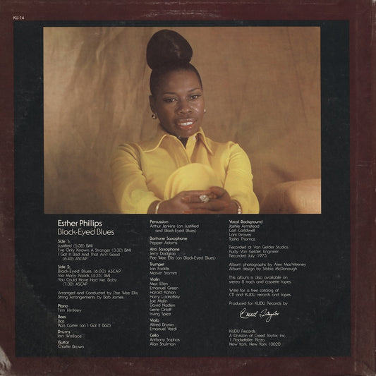 Esther Phillips / エスター・フィリップス / Black Eyed Blues (KU-14)
