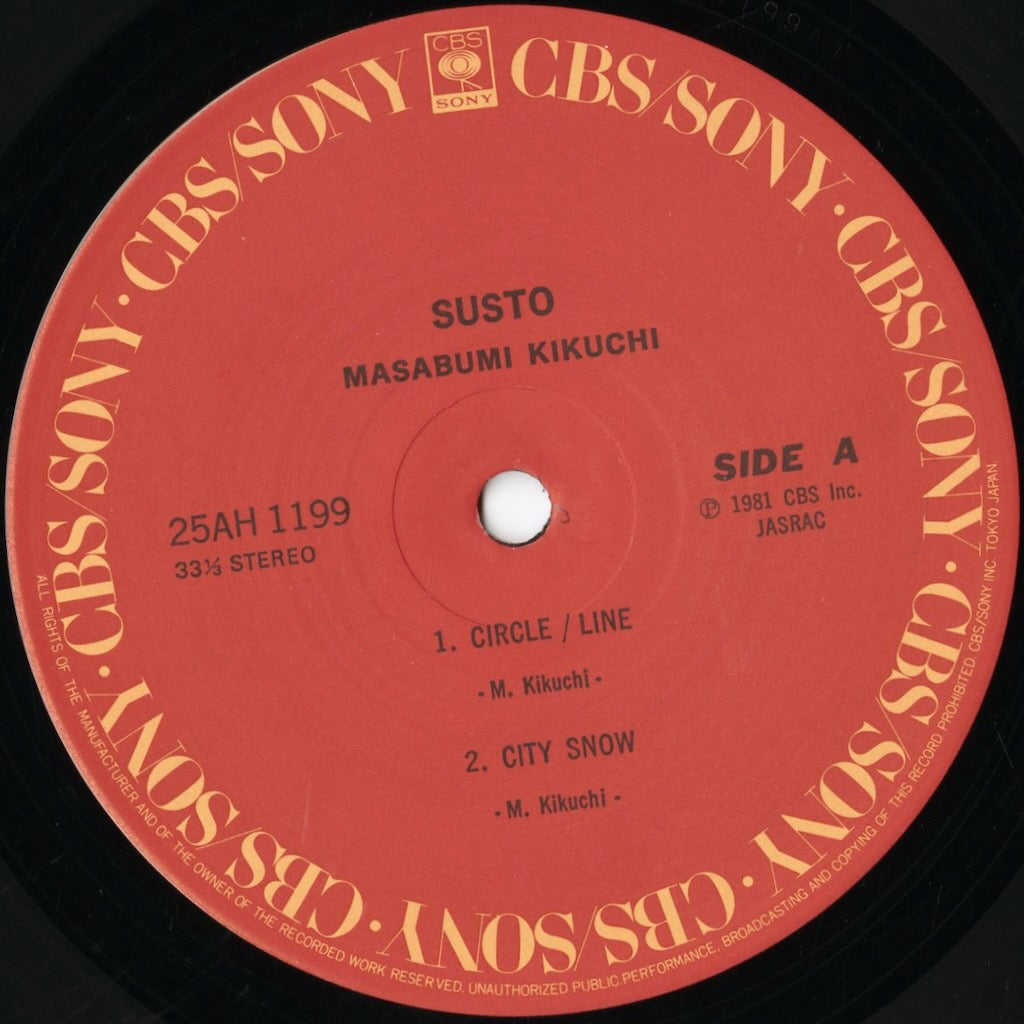 Masabumi Kikuchi / 菊地雅章 / Susto (25AH 1199)